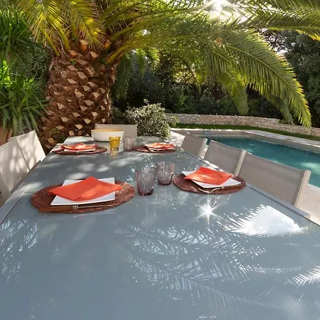 Serene Cap Dantibes Retreat With Heated Pool Steps From The Beaches Villa