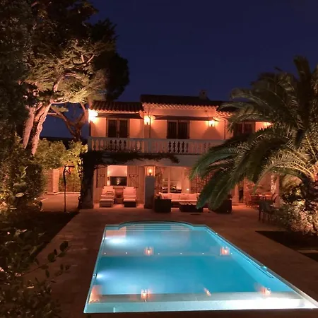 Serene Cap Dantibes Retreat With Heated Pool Steps From The Beaches Villa